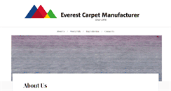 Desktop Screenshot of everestcarpet.com